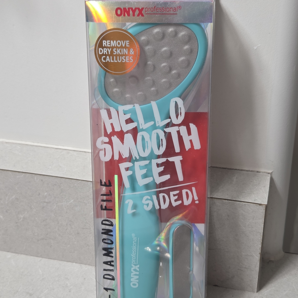 Onyx Professional Diamond File - Blue and Silver